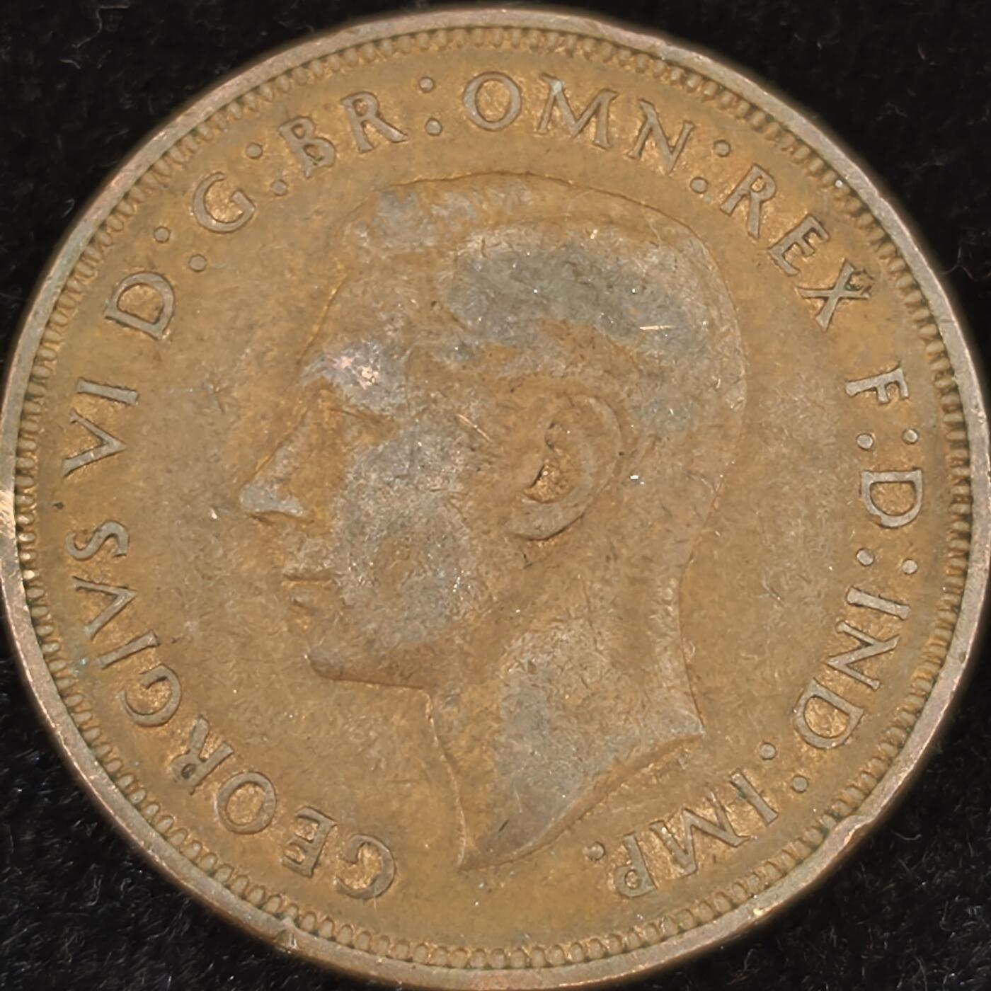 Krab外币市集Vol.27 英国1948年1便士