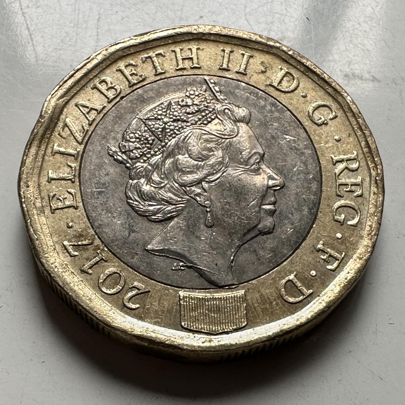 🌹外币初藏🌹🐯2026年第33场   每周二四六晚8️⃣点 接代拍 英国2017年一英镑