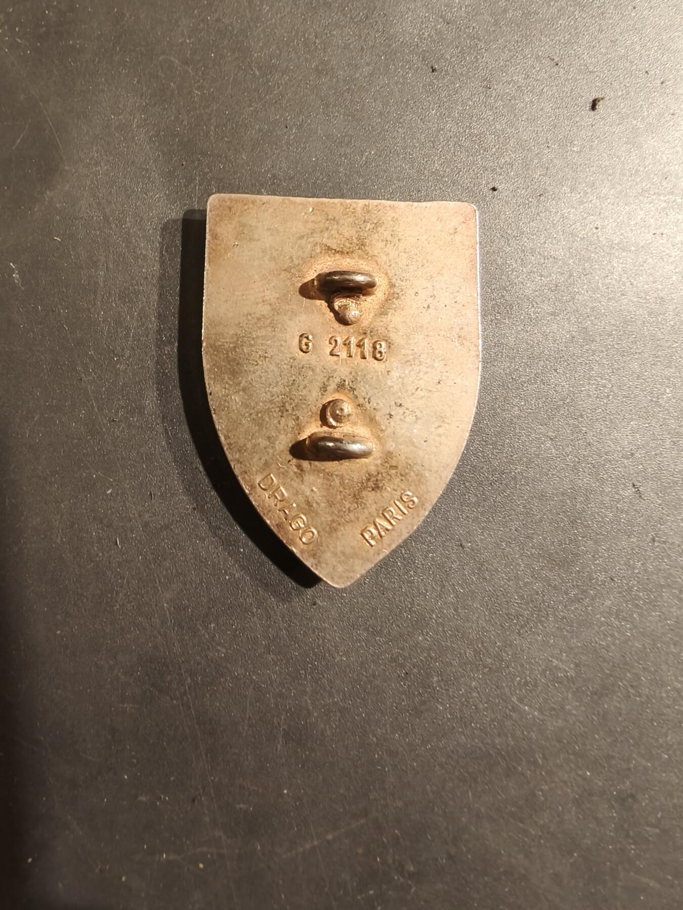 老王徽章第188期 法国陆军第1步兵团证章