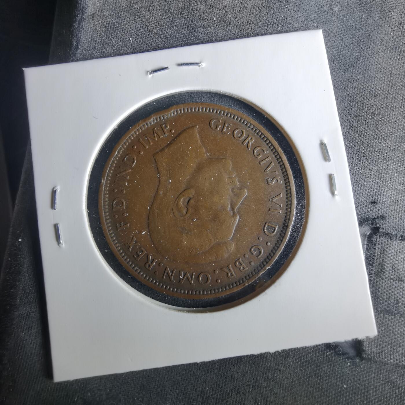 沼泽如烟--第1033场 英国1947年1便士