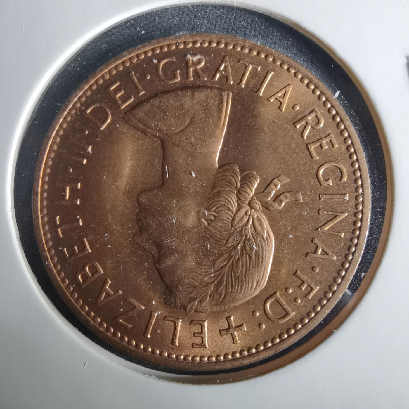 沼泽如烟--第1033场 英国1967年1便士