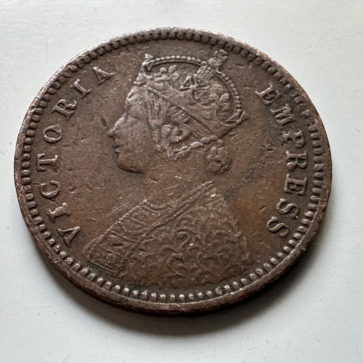 🌹外币初藏🌹🐯2026年第34场   每周二四六晚8️⃣点 接代拍 英属印度1893年维多利亚 1/12安娜