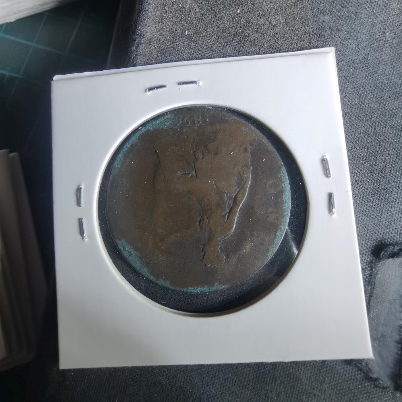 沼泽如烟--第1033场 英国1896年1便士