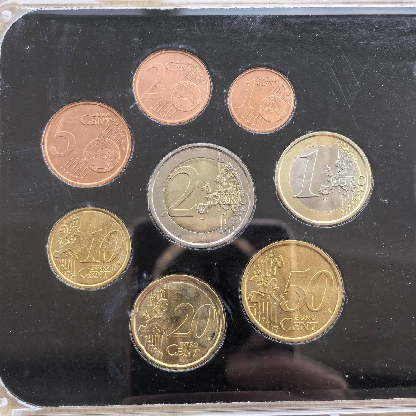 道一币馆币章第一百七十场 带证书 圣马力诺2010年欧元套币八枚