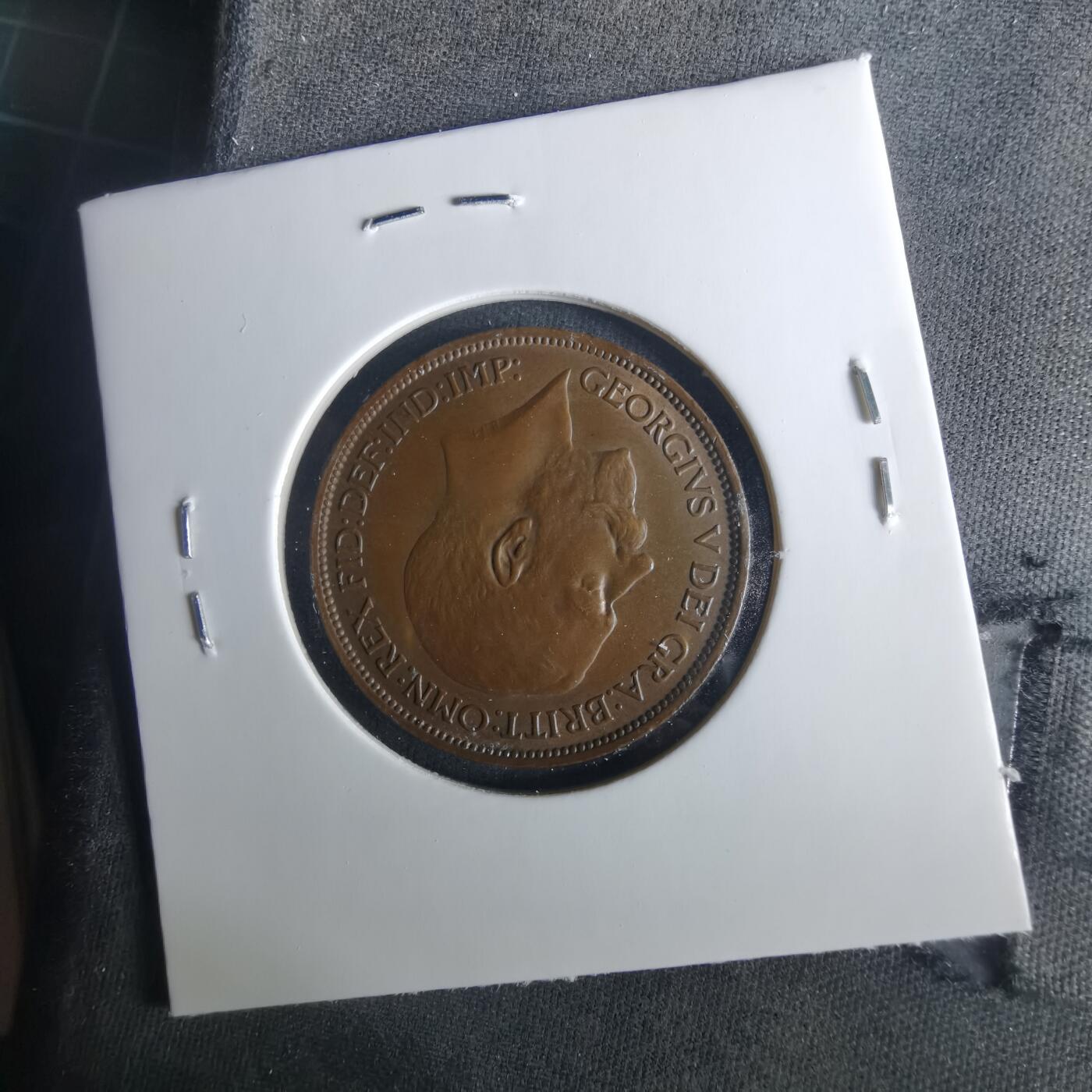 沼泽如烟--第1033场 英国1921年半便士