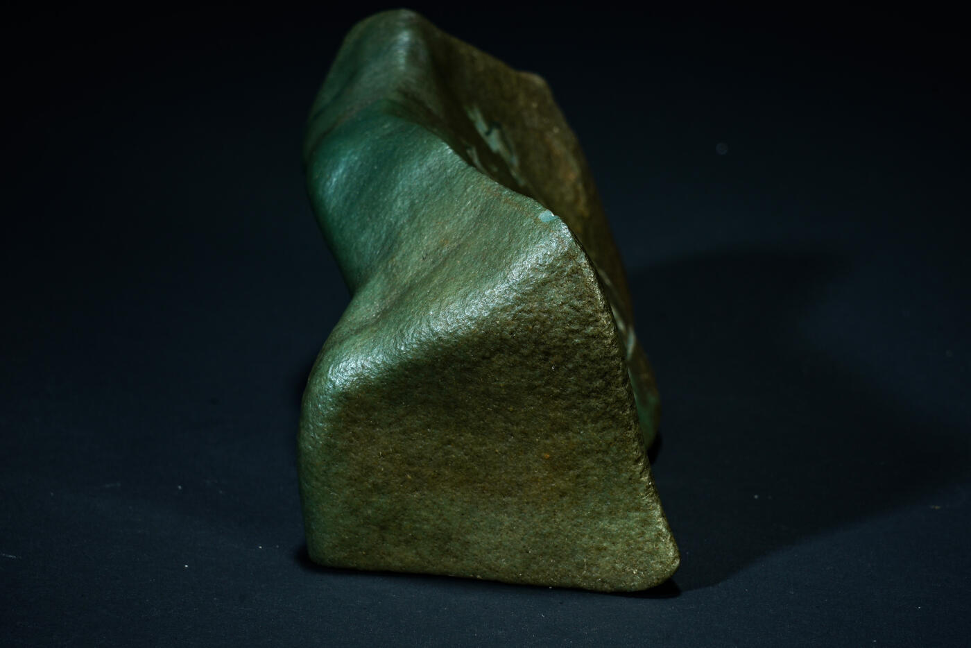 上海都达杂项专场五十八【全场包邮】  戈壁彩泥石刻诗文摆件93-220