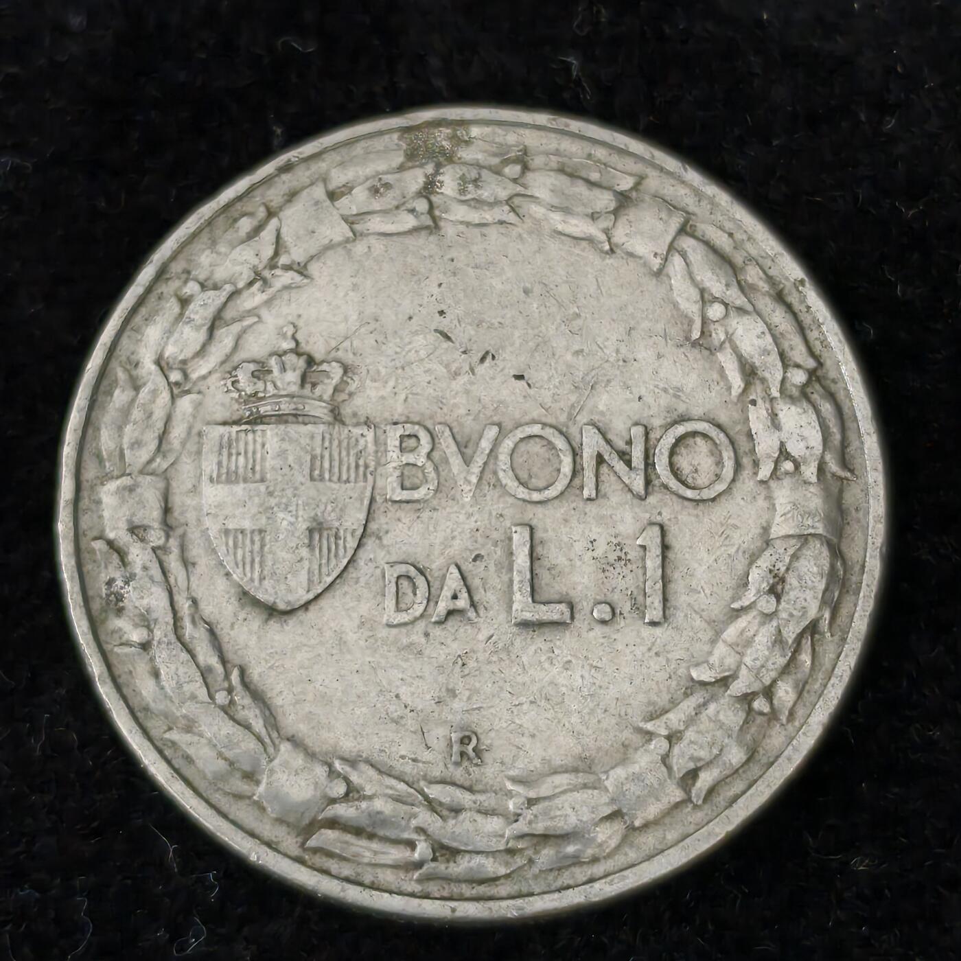 Krab外币市集Vol.27 意大利1924年1里拉