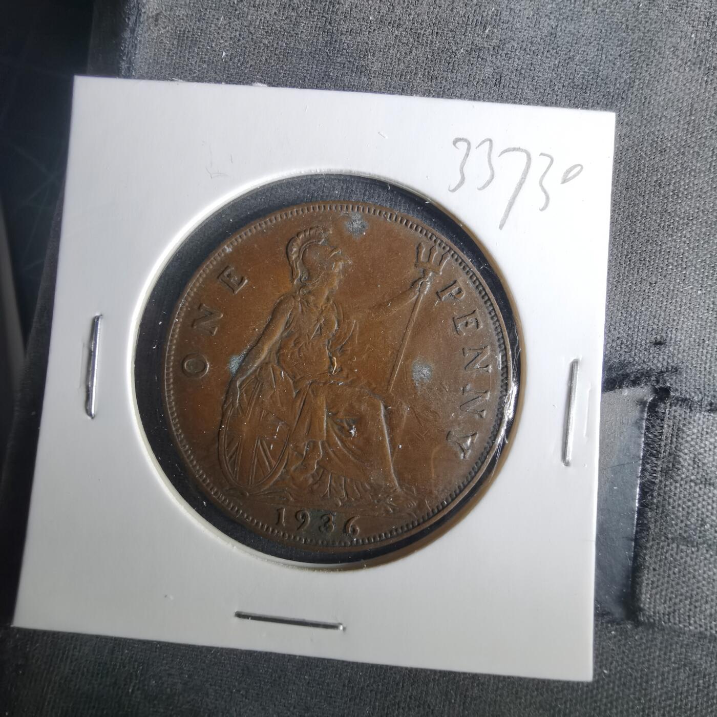 沼泽如烟--第1033场 英国1936年1便士