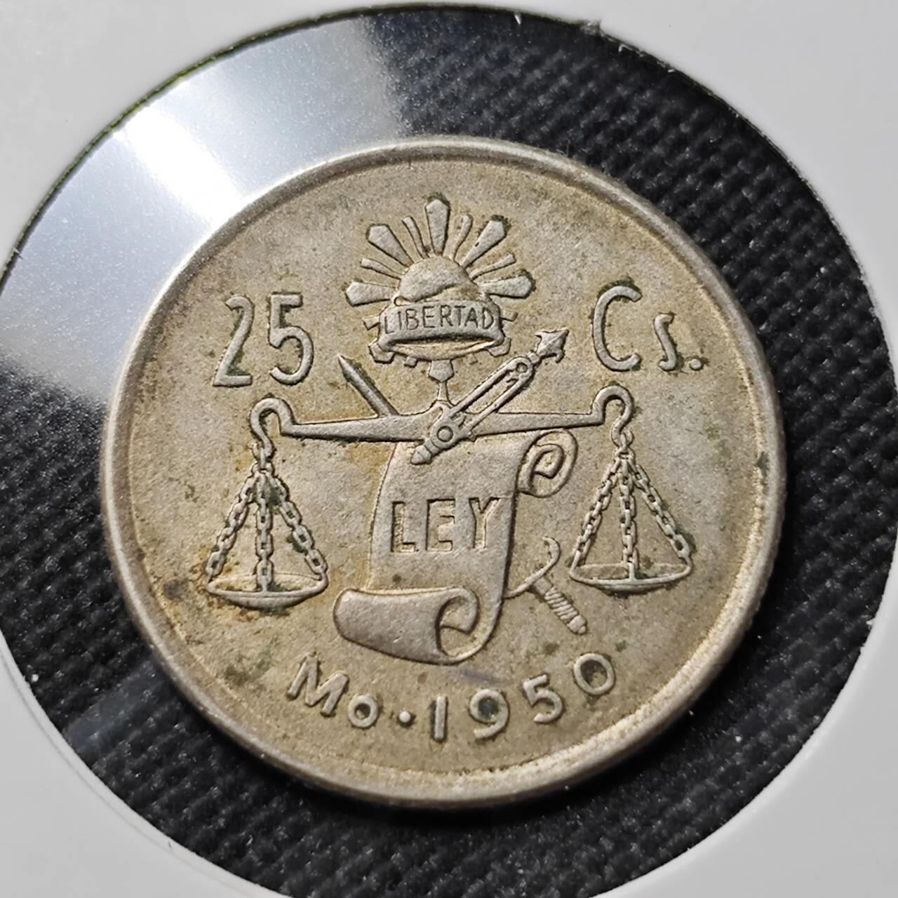 KK钱币收藏小铺   套币专场 2月预留时间 周末发货  墨西哥25分银币