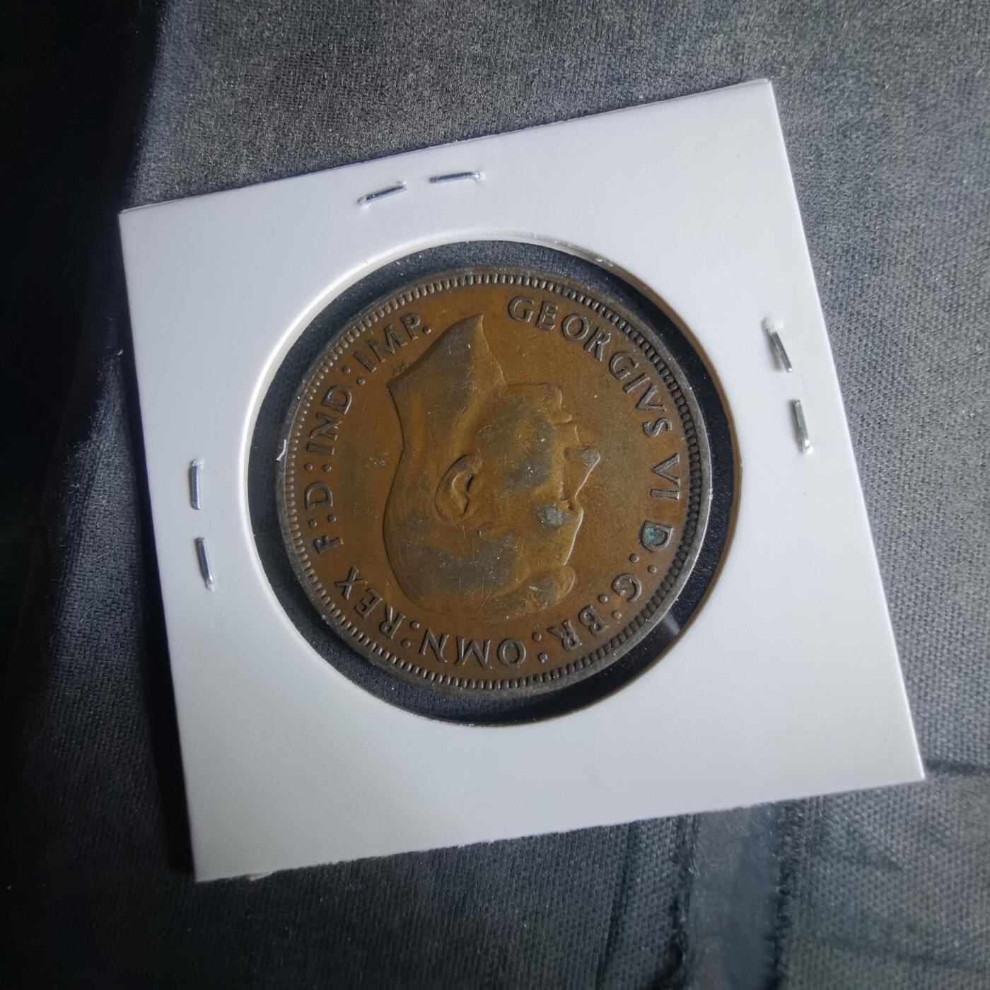 沼泽如烟--第1033场 英国1938年1便士