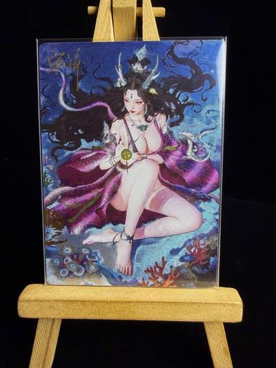 奇点卡牌限时专场 新品 亲签 限编 所有卡牌独家赞助 部分卡牌支持多宫 流拍商品会循环上架 禁止小号扛价 拒绝套路 部分卡牌设有底价 大家放心拍！祝各位卡牌大佬名流身体健康！ - 奇点卡牌亲签限编 宗Rich玄灵谱西游 万圣公主粗闪 亲签限编19/20