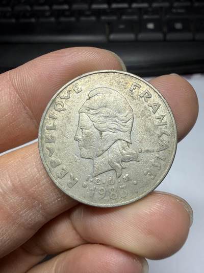2026年集古藏今外币拍卖第三期-第7场—（总第317拍），可以寄存60天，满160元包邮。 - 1983年法属新喀里多尼亚20法郎