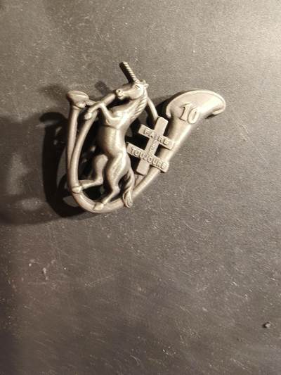 老王徽章第188期 - 法国陆军第10山地步兵营证章