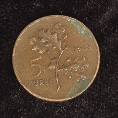 Krab外币市集Vol.27 - 土耳其1969年5库鲁