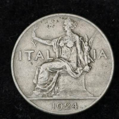 Krab外币市集Vol.27 - 意大利1924年1里拉