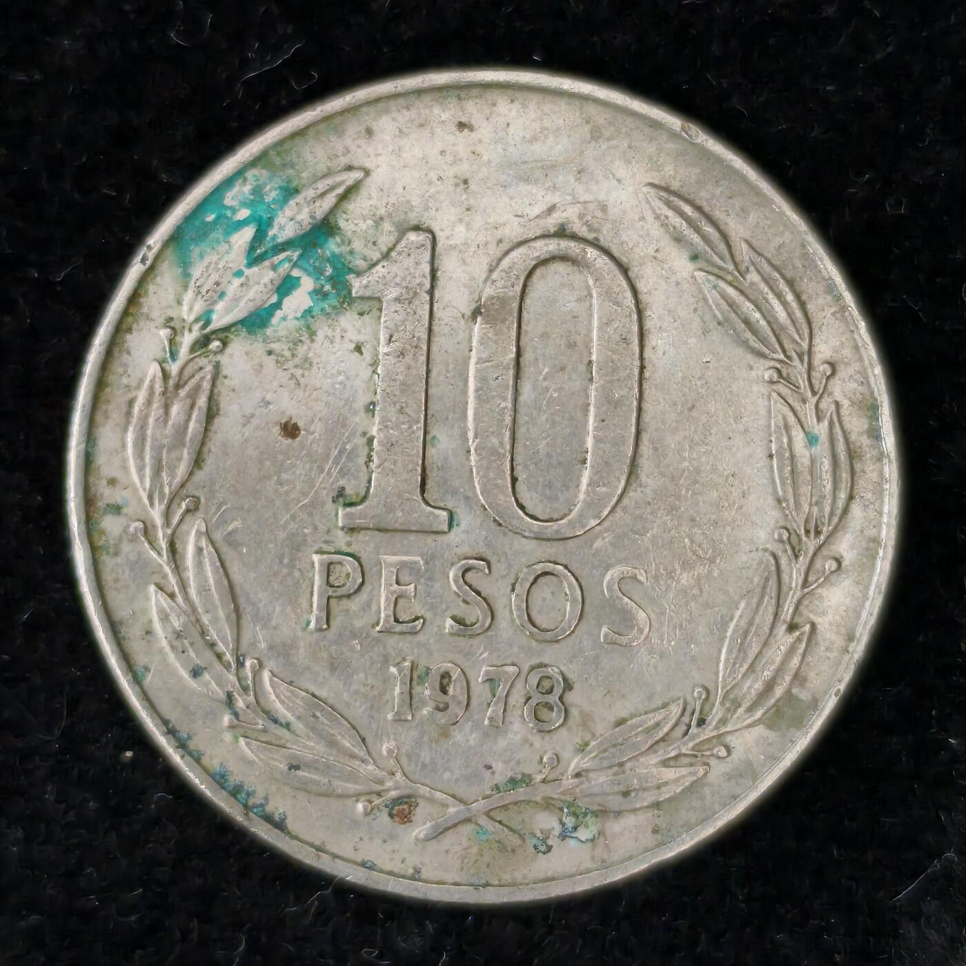 Krab外币市集Vol.27 智利1978年10比索