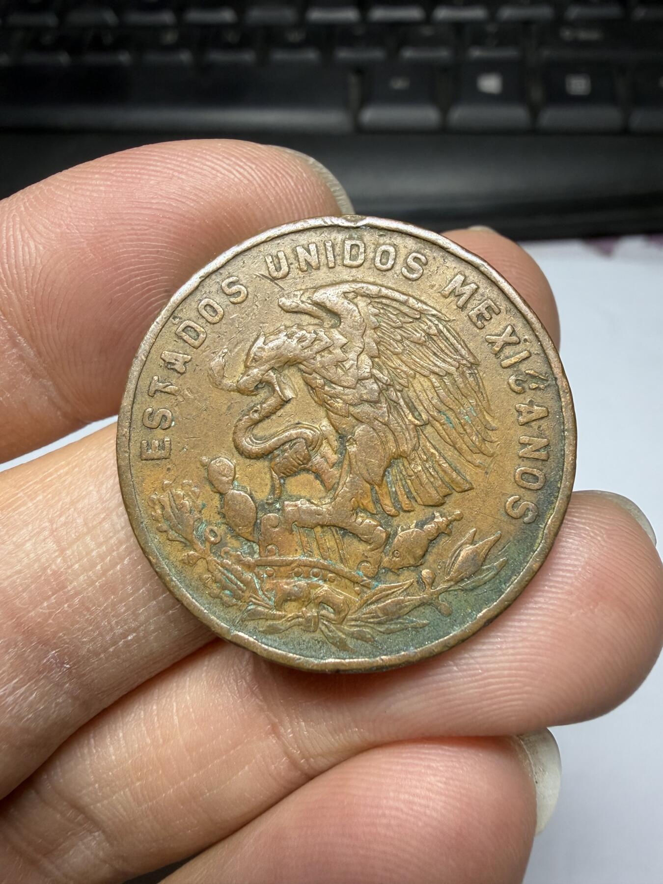 2026年集古藏今外币拍卖第三期-第7场—（总第317拍），可以寄存60天，满160元包邮。 1967年墨西哥20分