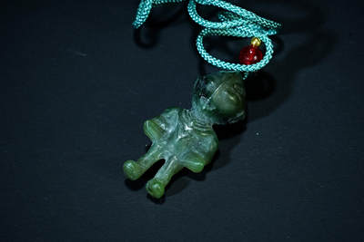 上海都达杂项专场五十八【全场包邮】  - 天然和田玉青玉奥特玛吊坠挂件93-63