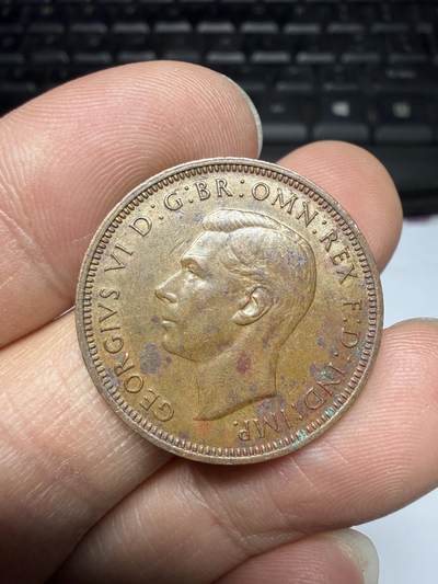 2026年集古藏今外币拍卖第三期-第7场—（总第317拍），可以寄存60天，满160元包邮。 - 1945年英国半便士