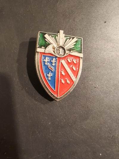 老王徽章第188期 - 法国陆军第1猎骑兵团证章