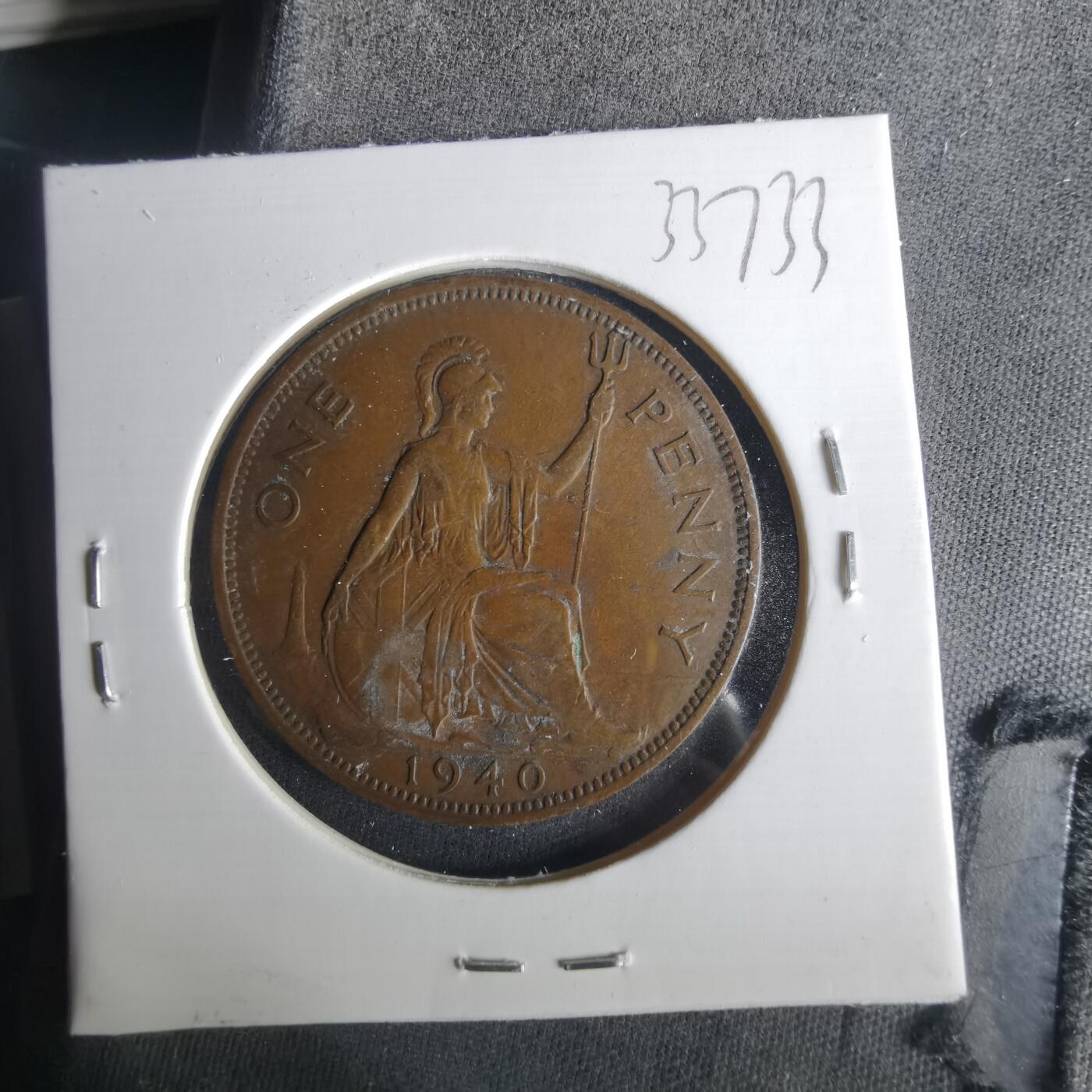 沼泽如烟--第1033场 英国1940年1便士