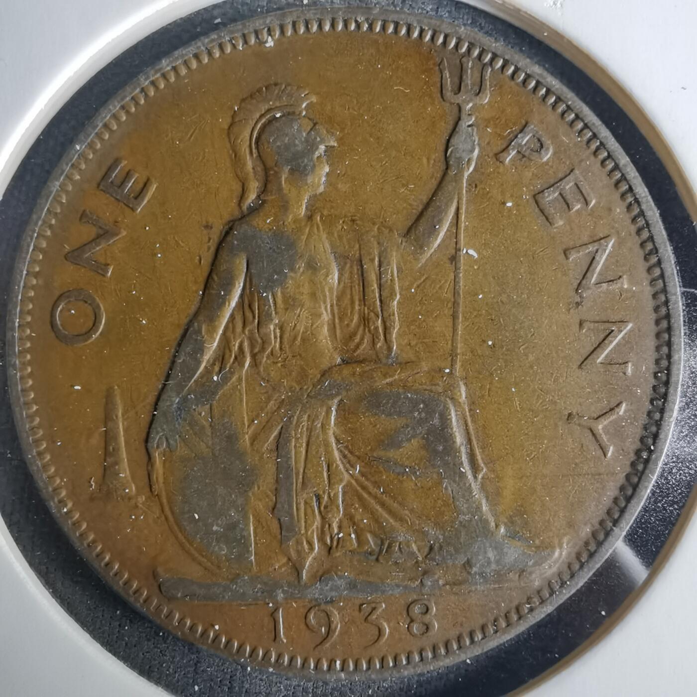 沼泽如烟--第1033场 英国1938年1便士