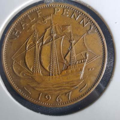 沼泽如烟--第1033场 - 英国1967年半便士