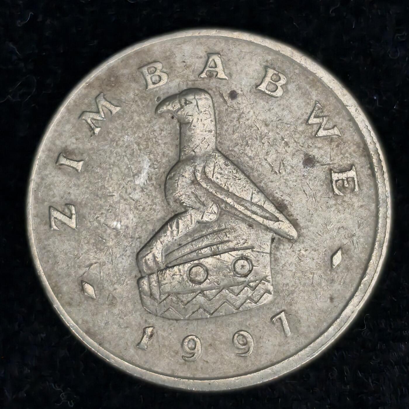 Krab外币市集Vol.27 津巴布韦1997年2元