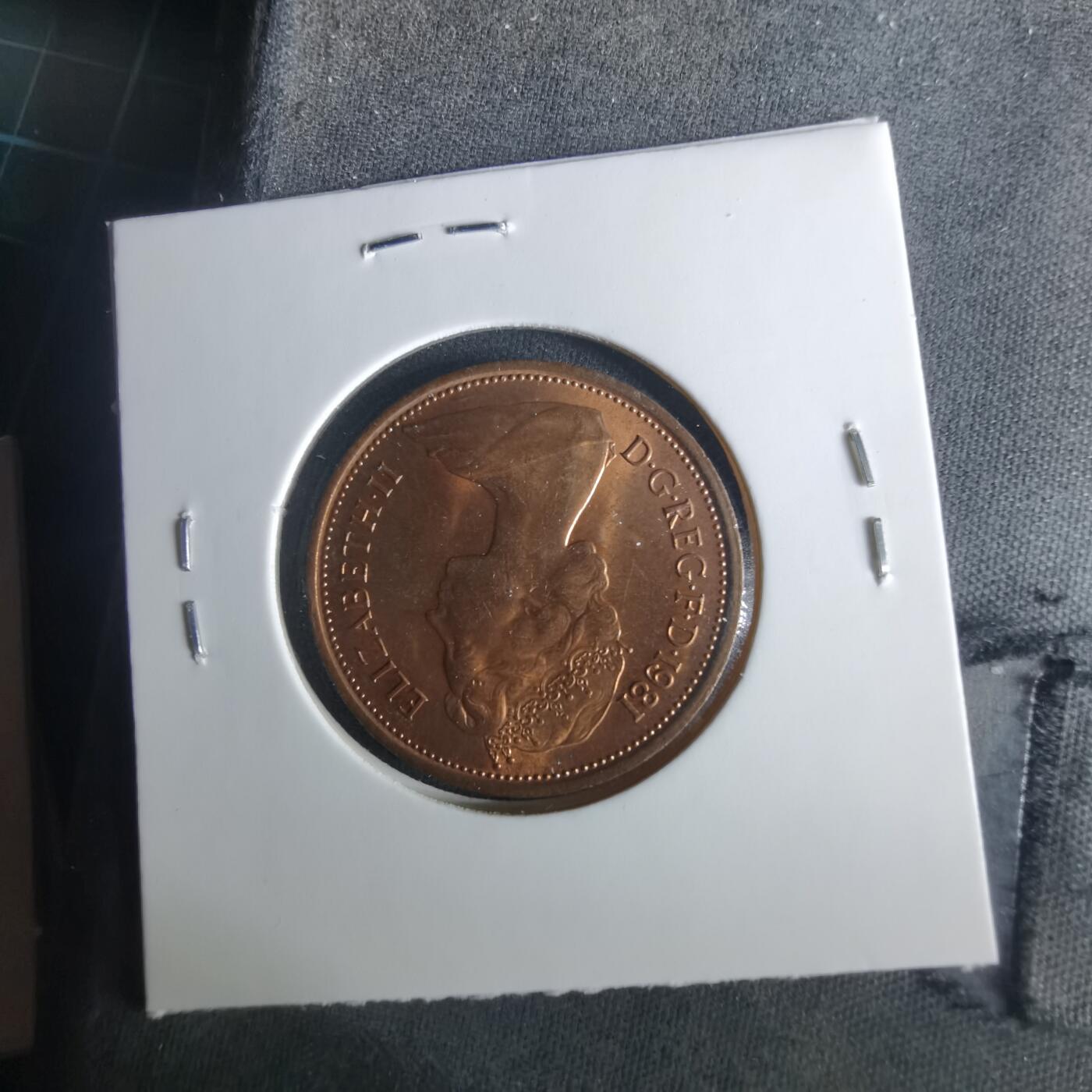 沼泽如烟--第1033场 英国1981年2便士