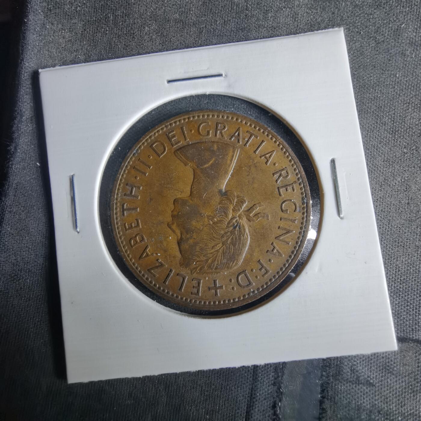 沼泽如烟--第1033场 英国1967年1便士