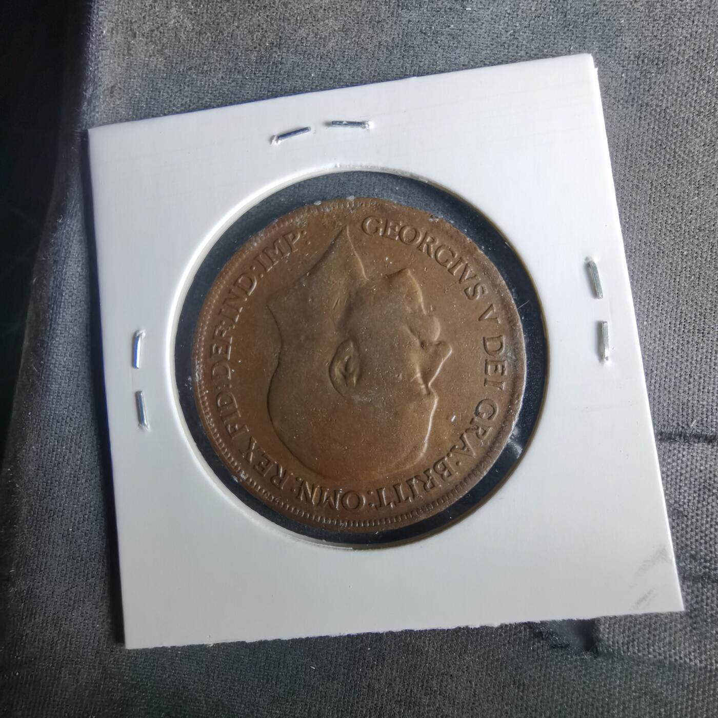 沼泽如烟--第1033场 英国1920年1便士