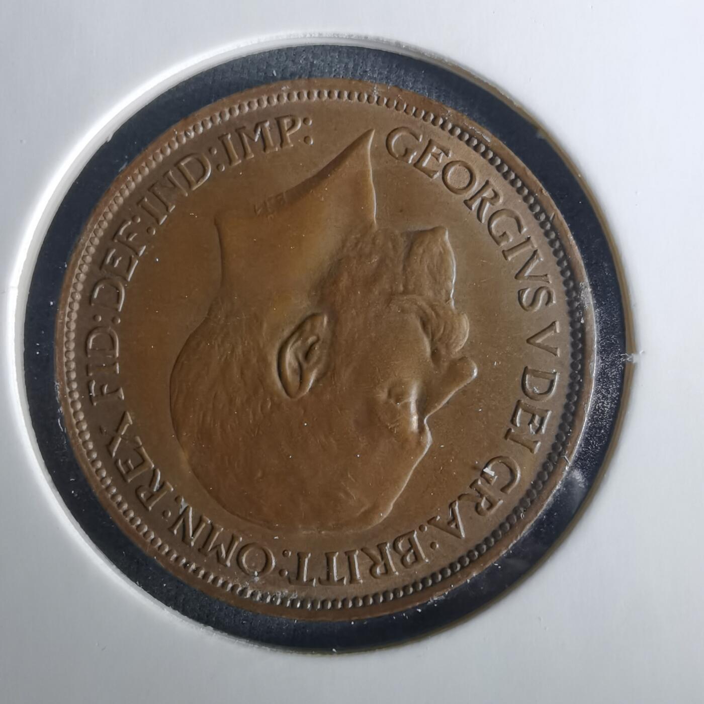 沼泽如烟--第1033场 英国1921年半便士