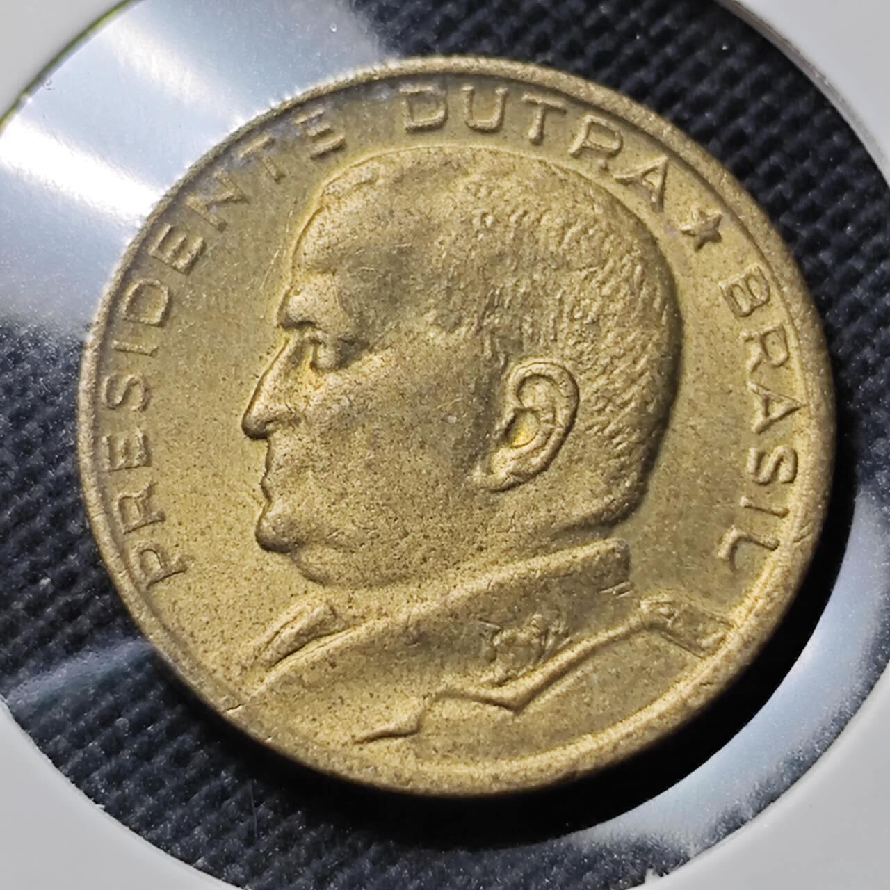 KK钱币收藏小铺   套币专场 2月预留时间 周末发货  1956巴西50分铜币 好品