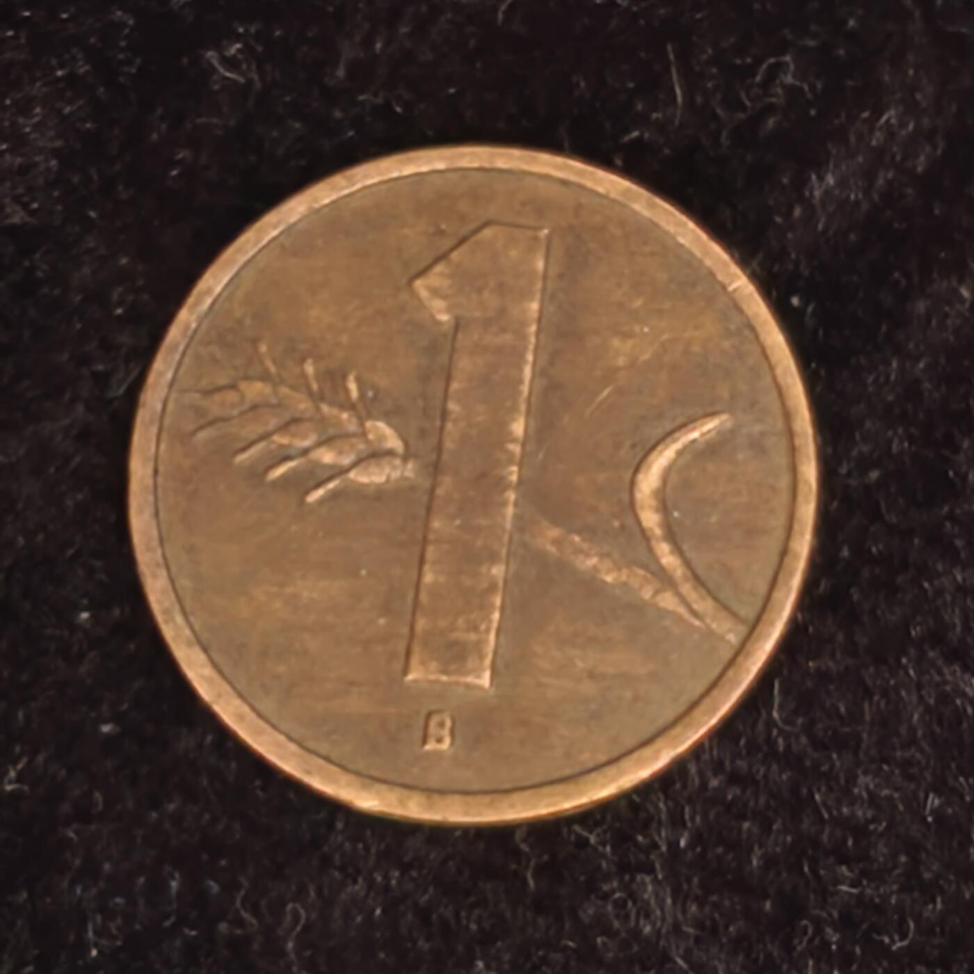 Krab外币市集Vol.27 瑞士1955年1 rappen