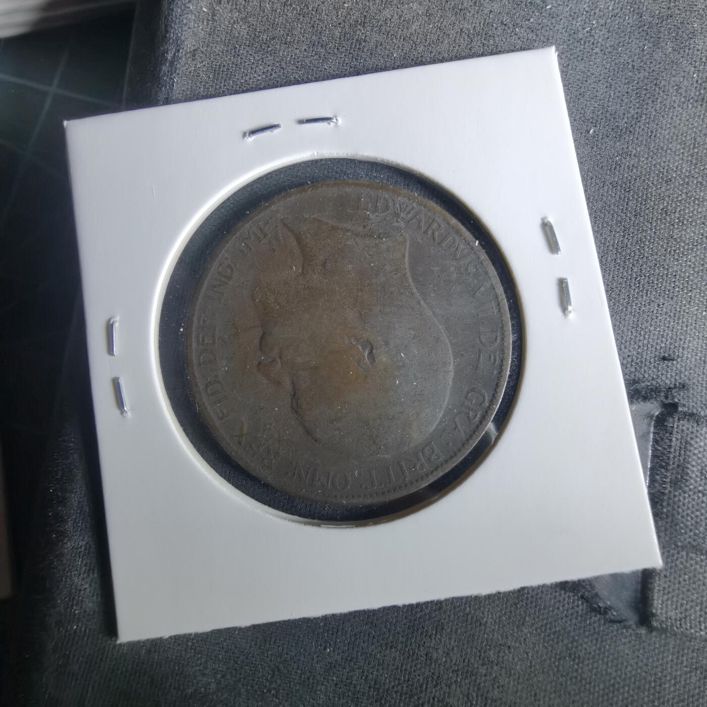 沼泽如烟--第1033场 英国1906年1便士