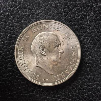 道一币馆币章第一百七十一场 - 丹麦1958年玛格丽特公主18岁生日纪念2克朗银币 15g 800s