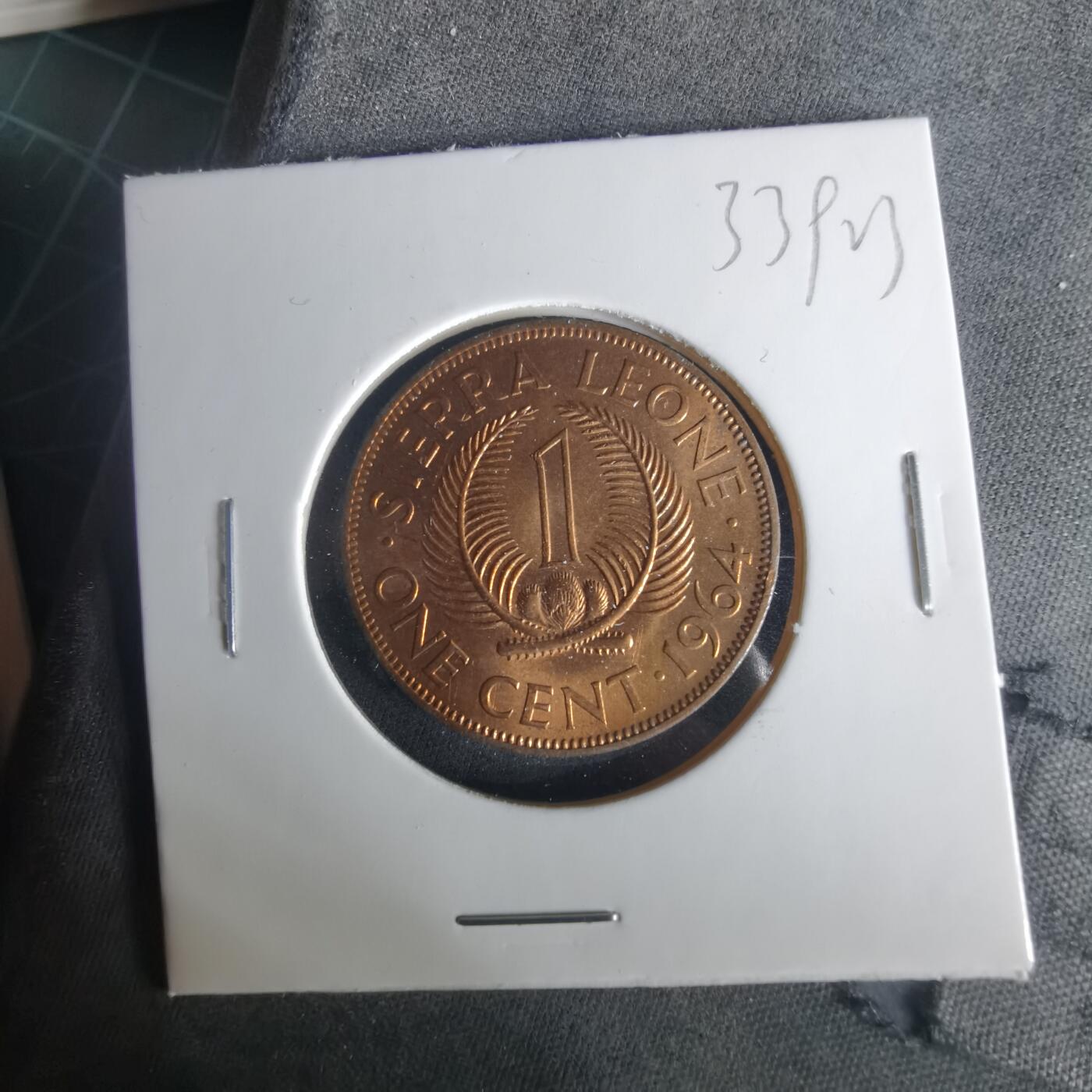 沼泽如烟--第1033场 塞拉利昂1964年一分