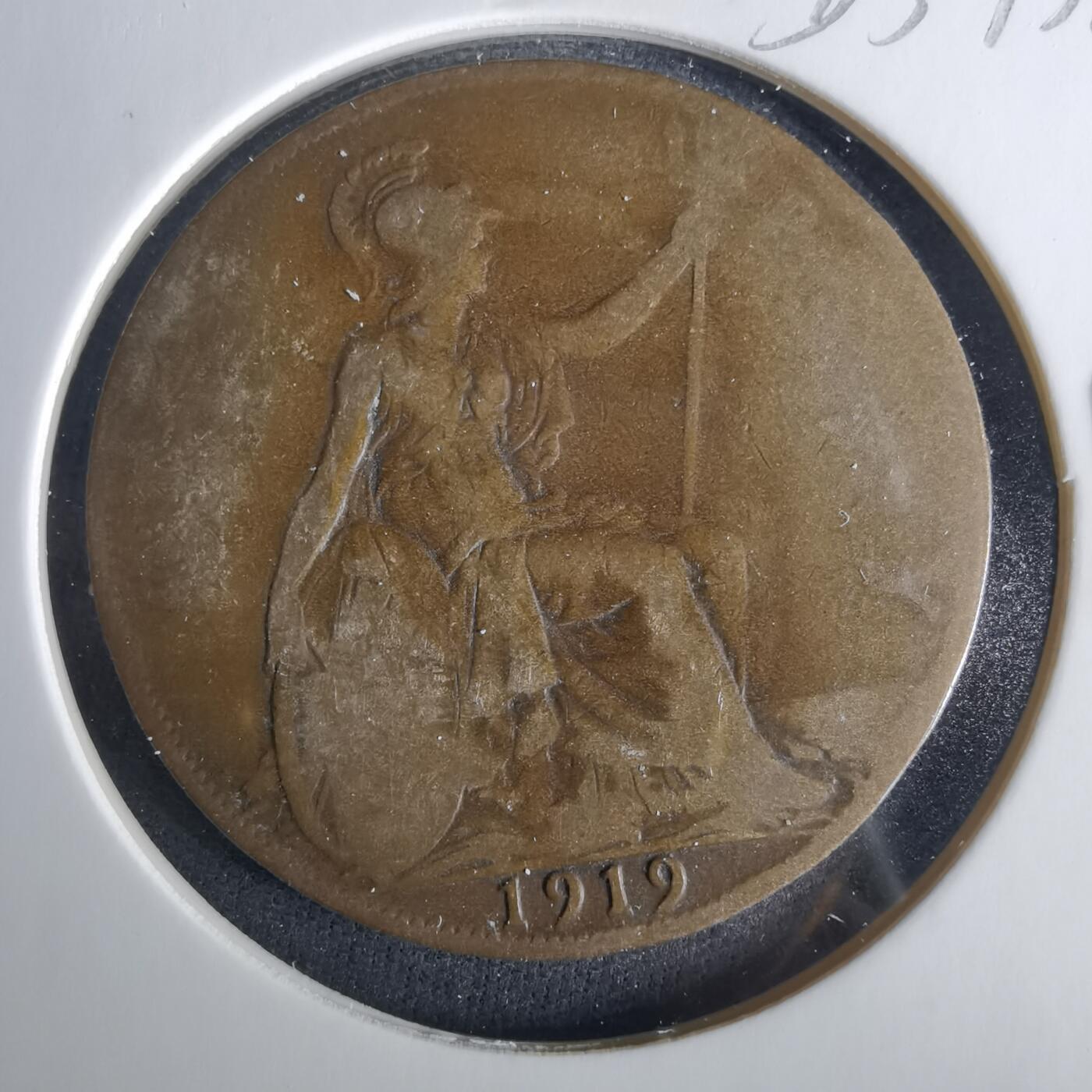 沼泽如烟--第1033场 英国1919年1便士