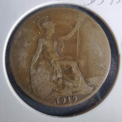 沼泽如烟--第1033场 - 英国1919年1便士