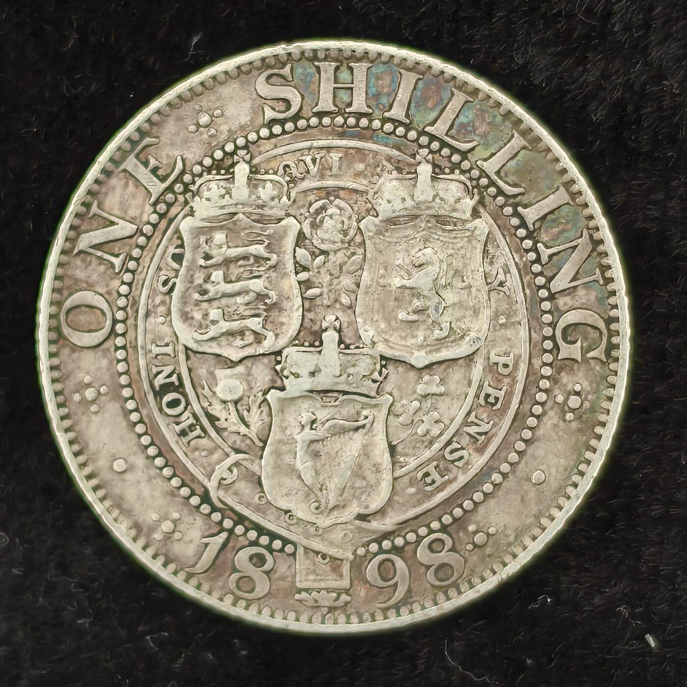 Krab外币市集Vol.27 英国维多利亚1898年1先令