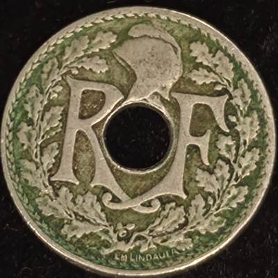 Krab外币市集Vol.27 - 法国1921年10分