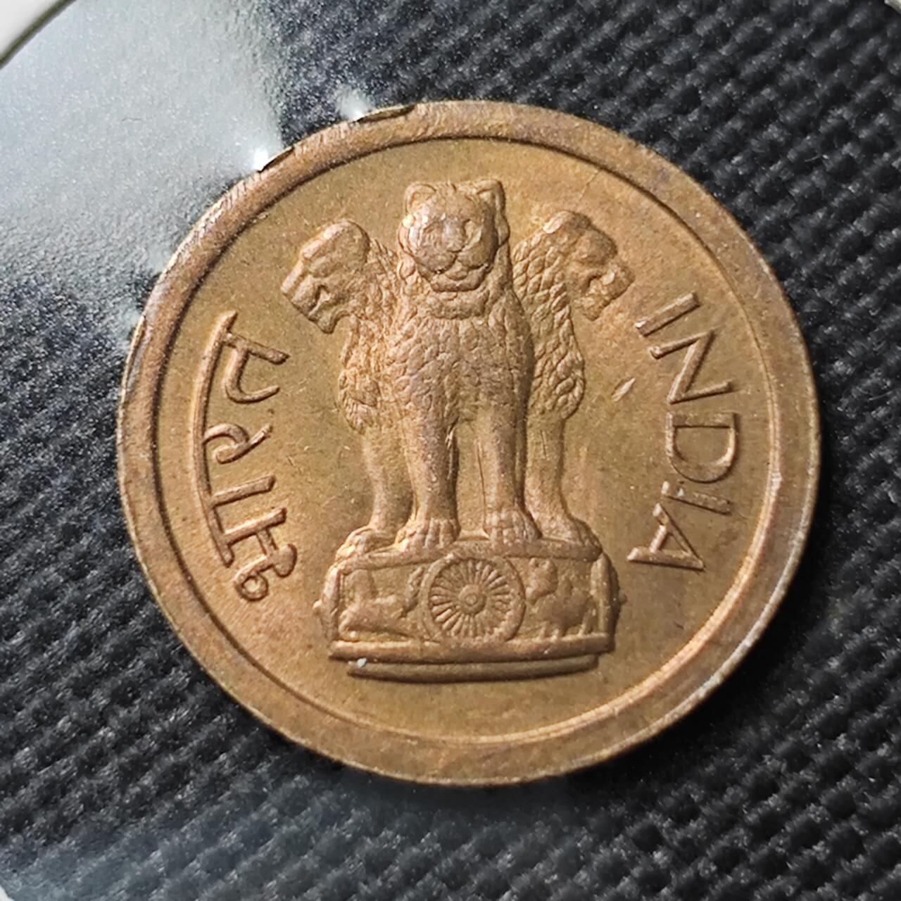 KK钱币收藏小铺   套币专场 2月预留时间 周末发货  1964印度1派沙 好品