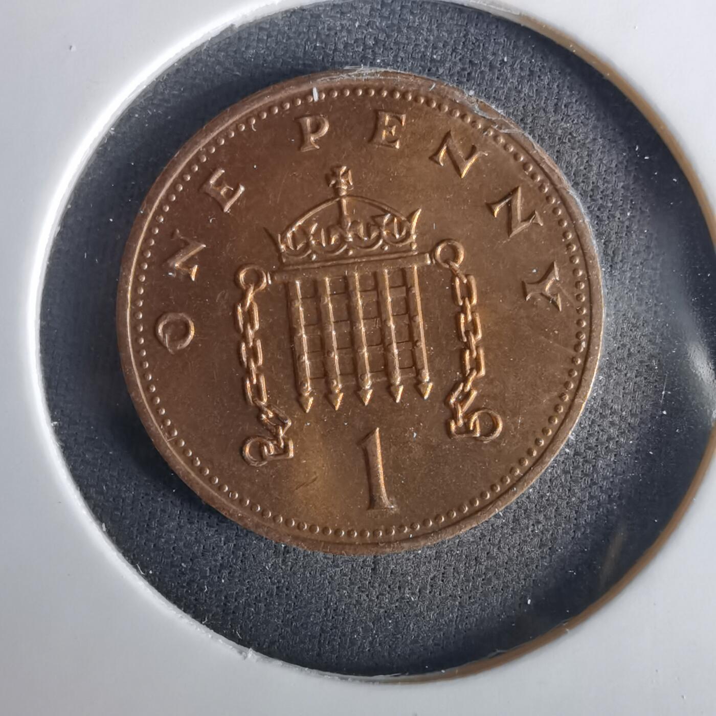 沼泽如烟--第1033场 英国1989年1便士