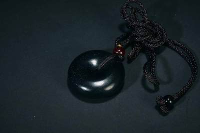 上海都达杂项专场五十八【全场包邮】  - 天然和田玉青玉平安扣挂件 附鉴定证书 93-65