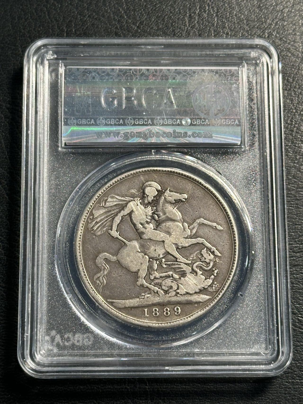 快速团购专场 1889年超级大名誉品高冠马剑XF45，保真。925高银。维多利亚女王，永远的经典品种！壳子编号尾125