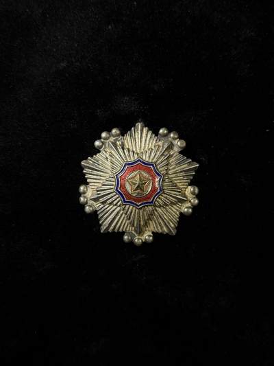 戎马世界章牌大赏，第113期 - 百位数号段的横针三级国旗勋章，474号