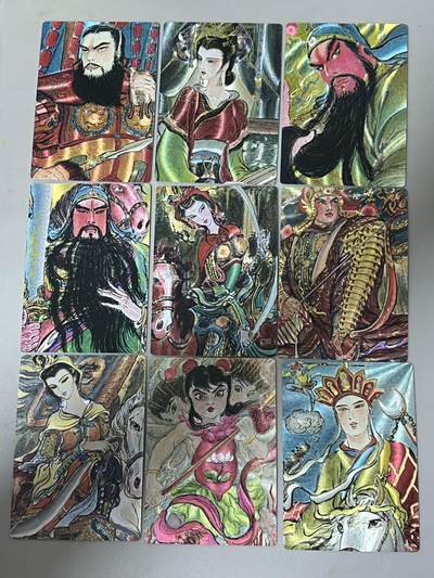 2026年第一次拍卖 - 【1】权迎东手绘复刻第二弹 粗闪一套21张全