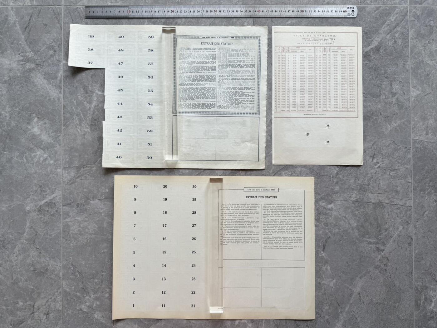 【乾奕收藏】出上世纪初欧洲国家企业股票债券12张，部分带分红息票，老股票实物难得，品相如图，老股票债券因材质保存环境等原因均存在不同程度的裂口，破损缺角，折角，虫蛀，老式贴补等瑕疵，请仔细看图认可品相再确认，发货免费提供纸筒邮寄。喜欢的老板不要错过，评级币一切以分数为准，售出非假不退