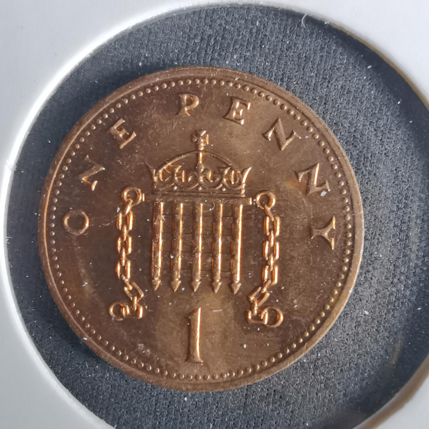 沼泽如烟--第1033场 英国1989年1便士