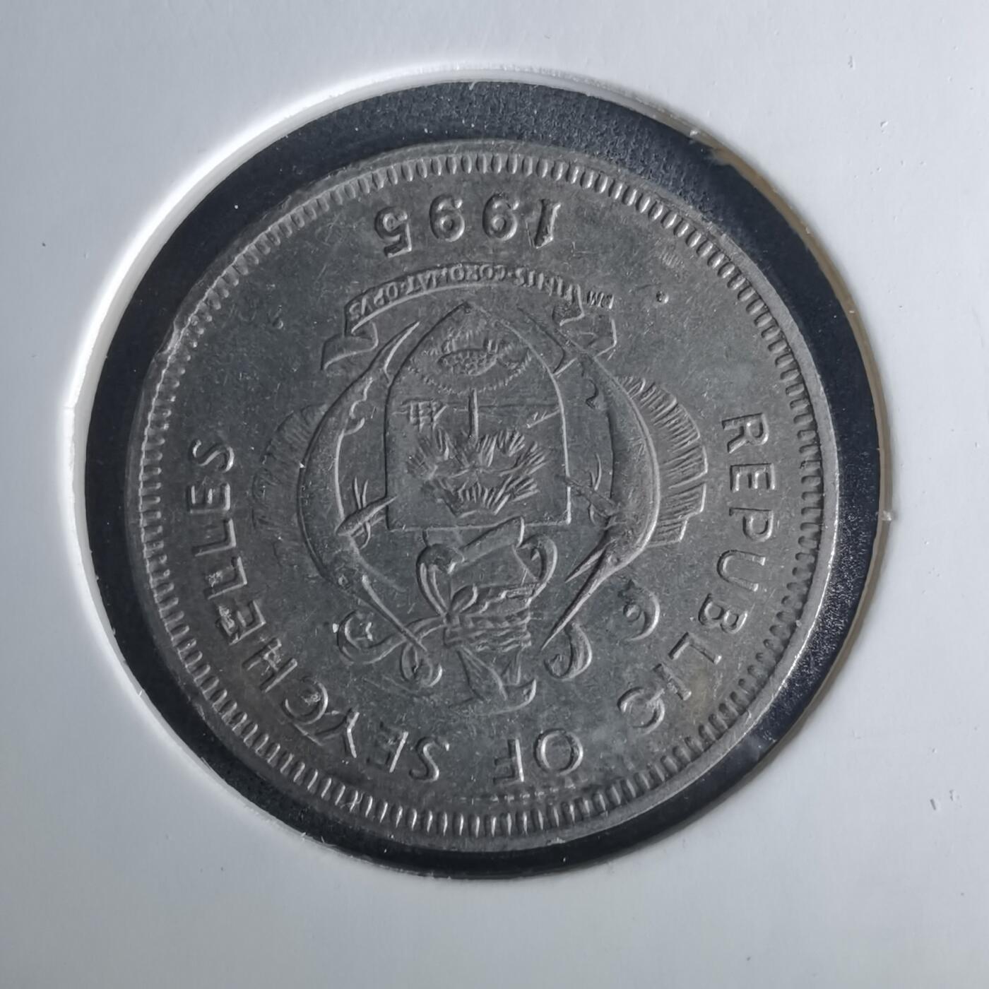 沼泽如烟--第1033场 塞舌尔1995年1卢比